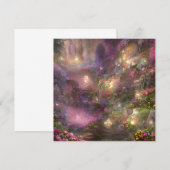 Carte De Correspondance Fond de Contes de Fées Fantaisistes (Devant / Derrière)