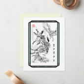 Carte De Correspondance For HorseLovers Year-Greeting card (Devant/Arrière en situation)