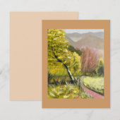 Carte De Correspondance Forêt (Devant / Derrière)