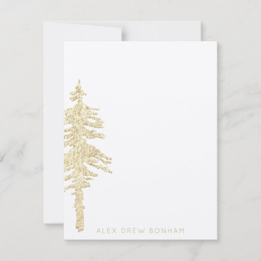 Carte De Correspondance Forêt d'épinette d'or (Devant)