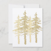 Carte De Correspondance Forêt d'épinette d'or (Dos)