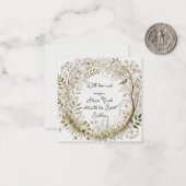 Carte De Correspondance Forêt enchantée Ethereal (Devant/Arrière en situation)