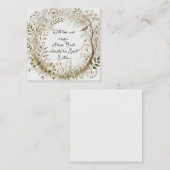 Carte De Correspondance Forêt enchantée Ethereal (Devant / Derrière)