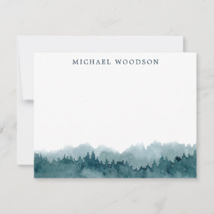 Carte De Correspondance Forêt personnalisée