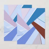 Carte De Correspondance Forme géométrique Abstraite 3 (Devant / Derrière)