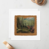 Carte De Correspondance Four Elements - EARTH - Personalized Notecard (Devant/Arrière en situation)
