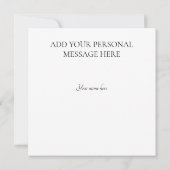 Carte De Correspondance Four Elements - WATER - Personalized Notecard (Dos)