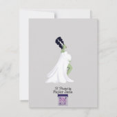 Carte De Correspondance Frankenstein Baby shower Jeu de Bingo (Dos)