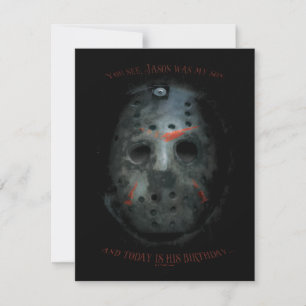 Carte De Correspondance Freddy vs Jason   Citation de Masque de Jason