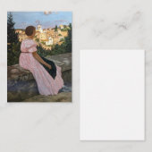 Carte De Correspondance Frederic Bazille - La robe rose (Devant / Derrière)