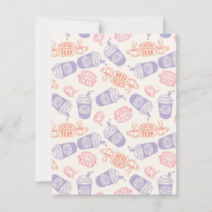 Carte De Correspondance FRIENDS™ Motif Pastel Central Perk