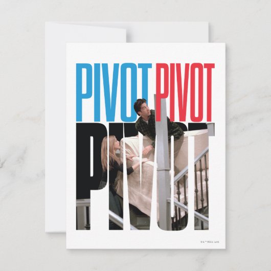 Carte De Correspondance FRIENDS™ | PIVOT PIVOT PIVOT Citation (Devant)
