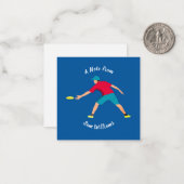 Carte De Correspondance Frisbee ultime (Devant/Arrière en situation)