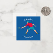 Carte De Correspondance Frisbee ultime (Devant/Arrière en situation)