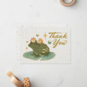 Carte De Correspondance Frog Merci note (Devant/Arrière en situation)