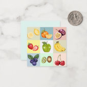 Carte De Correspondance Fruit (Devant/Arrière en situation)