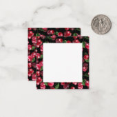 Carte De Correspondance Fruit cerise (Devant/Arrière en situation)