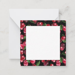 Carte De Correspondance Fruit cerise