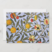 Carte De Correspondance Fruits, de William Morris, (Devant)