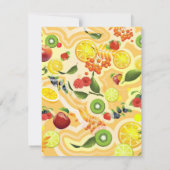 Carte De Correspondance Fruits Mixtes 6 (Dos)