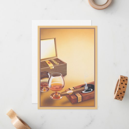 Carte De Correspondance Fumée © (Devant/Arrière en situation)