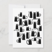 Carte De Correspondance Fun Black Cat (Devant)