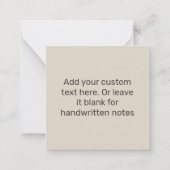 Carte De Correspondance Fun Confetti Faux Gold Foil Script Merci (Dos)