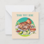 Carte De Correspondance Fun Mexican food ajouter (Devant)