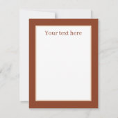 Carte De Correspondance Fun Mexican food ajouter (Dos)