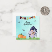 Carte De Correspondance Fun Pop par Joyeux Halloween (Devant/Arrière en situation)