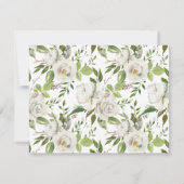 Carte De Correspondance Funérailles personnalisées Merci note | Comporteme (Dos)