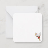 Carte De Correspondance Funny Reindeer Peeking Christmas Meme  (Dos)