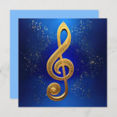 Carte De Correspondance G-Clef (Devant / Derrière)