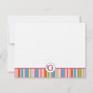 Carte De Correspondance G Papeterie rayée