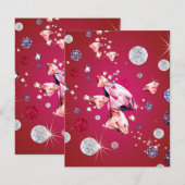 Carte De Correspondance Galaxie de diamant 6 (Devant / Derrière)