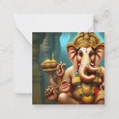 Carte De Correspondance Ganesh prend un selfie (Dos)