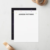 Carte De Correspondance Garçon de jeu vidéo (Devant/Arrière en situation)