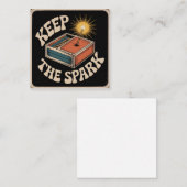 Carte De Correspondance Garder l'étincelle (Devant / Derrière)