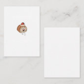 Carte De Correspondance Gâteau thématique, conception de gâteau (Devant / Derrière)