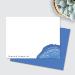 Carte De Correspondance Géode moderne Agate Marbre Bleu Parties scintillan<br><div class="desc">Cette conception comprend un graphisme d'agate dans les tons bleu avec des accents de parties scintillant or et de l'espace pour un nom/texte sur le fond. Cliquez sur le bouton personnaliser si vous souhaitez ajuster les éléments de conception et/ou modifier le texte ! Des variantes de ce design, des couleurs...</div>