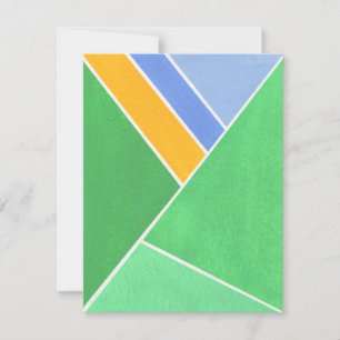 Carte De Correspondance Géométrie verte