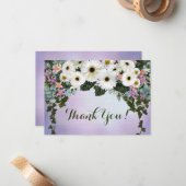 Carte De Correspondance Gerbera Daisies Swag (Devant/Arrière en situation)