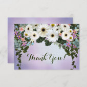 Carte De Correspondance Gerbera Daisies Swag (Devant / Derrière)