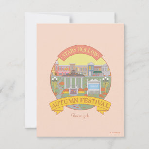 Carte De Correspondance Gilmore Girls Stars Hollow Festival d'automne