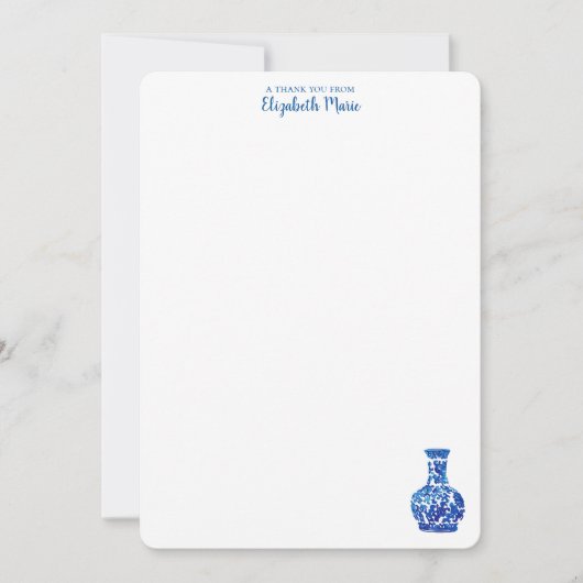 Carte De Correspondance Ginger Jar stationnaire (Devant)