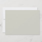 Carte De Correspondance Girly Modern Pastel Gris Papier Monogramme N (Dos)