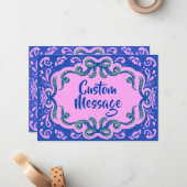 Carte De Correspondance Glamorous Greetings (Devant/Arrière en situation)