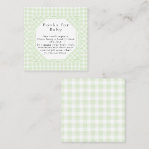 Carte De Correspondance Glorious Green En vichy Livres pour bébé