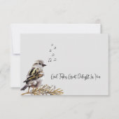Carte De Correspondance God Delin In You Cute Bird Note Card (Devant)