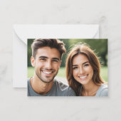 Carte De Correspondance Gold Sage Pine Trees Photo (Dos)